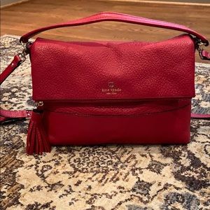 Kate spade crossbody with foldover zipper pocket